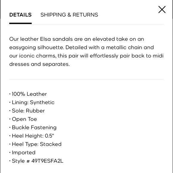 Never worn black leather with gold accents Michael Kors sandals size 8 - Picture 7 of 7